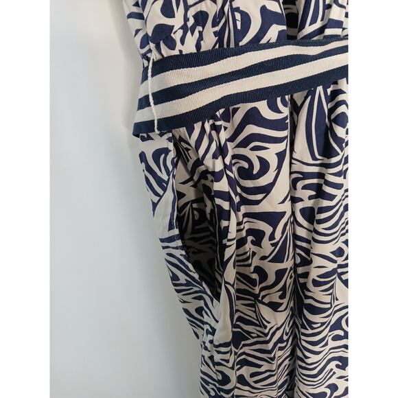 Vineyard Vines Target sailboat dress ruffle blue white midi maxi Small - Picture 7 of 10